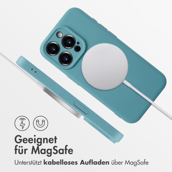 imoshion Color Back Cover mit MagSafe Apple iPhone 15 Pro - Smoke Green