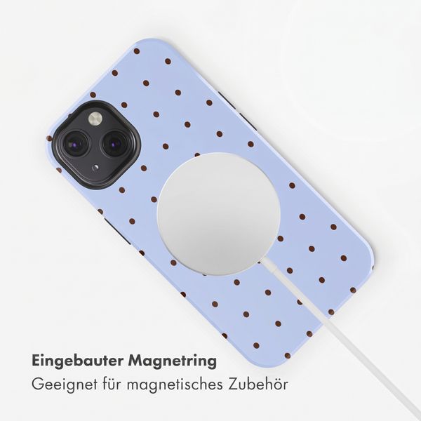 Selencia Vivid Rückabdeckung mit MagSafe Apple iPhone 13 - Happy Dots Digital Sky