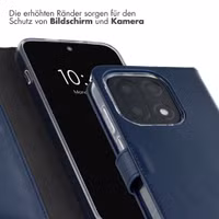 Selencia Echtleder Klapphülle OnePlus 15 - Dunkelblau