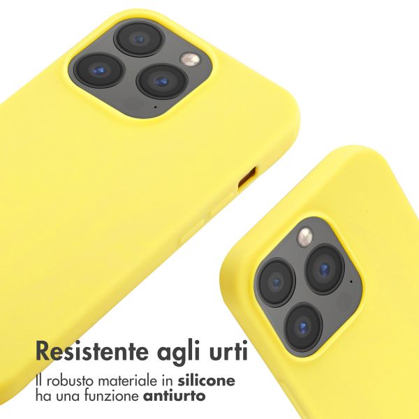 imoshion SilikonHülle mit Band Apple iPhone 13 Pro - Gelb