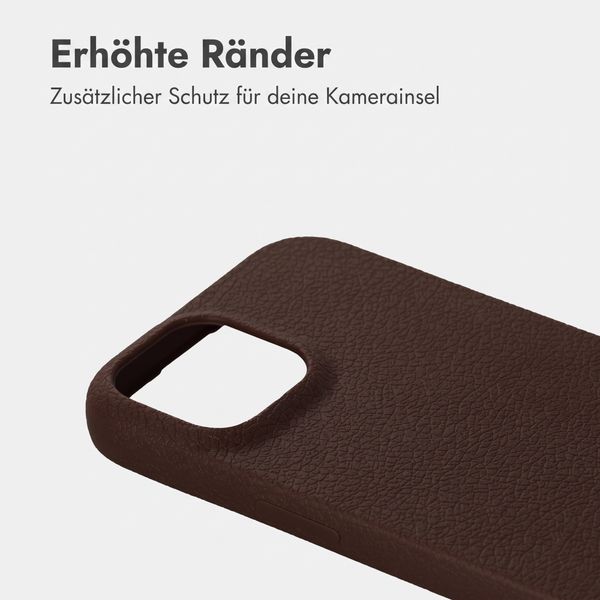 imoshion Texture Backcover Apple iPhone 14 / 13 - Dunkelbraun