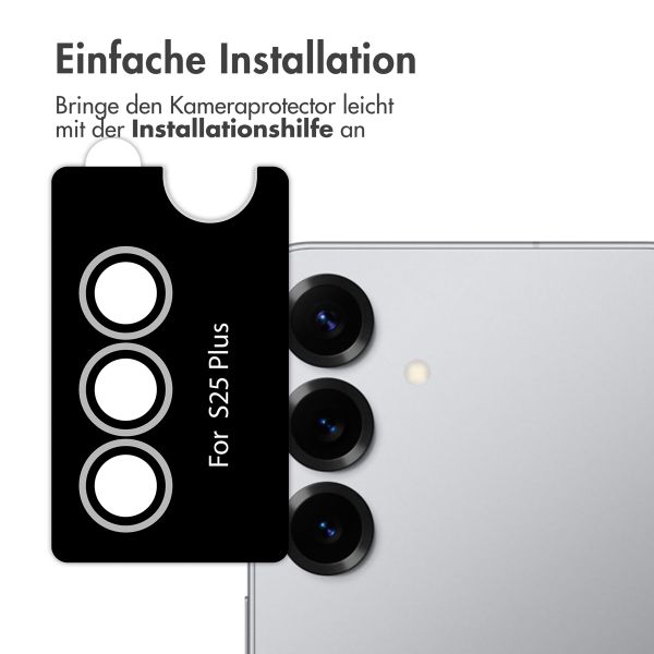 imoshion 2er-Pack Objektivschutz für Kamera für das Samsung Galaxy S25 Plus - Silver Shadow