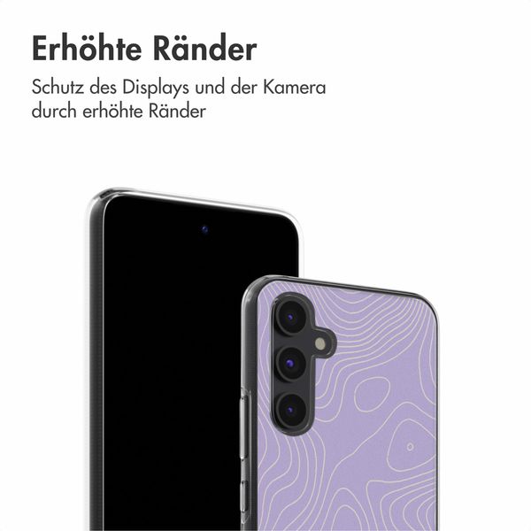 imoshion Design Hülle Samsung Galaxy A54 (5G) - Topo Lilac