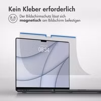 Accezz Magnetische Displayschutzfolie Apple MacBook Air 13 Zoll (2022 / 2024 M3 chip / 2025 M4 chip)