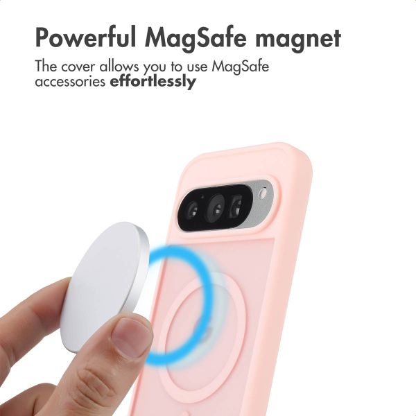imoshion Color Guard Back Cover mit MagSafe Google Pixel 9 / 9 Pro / 10 / 10 Pro - Hellrosa