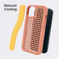 Callbuddy Hülle mit Strap Apple iPhone 17e / 16e / 15 / 14 / 13 - Coral Pop