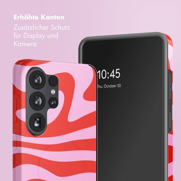 Selencia Vivid Rückabdeckung mit MagSafe Samsung Galaxy S26 Ultra - Dream Swirl Pink