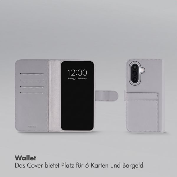 Accezz Edge abnehmbare Bookcase mit MagSafe Samsung Galaxy A27 (5G) - Grau