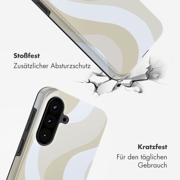 Selencia Vivid Back Cover Samsung Galaxy A57 (5G) - Desert Waves Beige