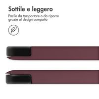 imoshion Trifold Klapphülle Apple iPad 9 (2021) 10.2 Zoll / iPad 8 (2020) 10.2 Zoll / iPad 7 (2019) 10.2 Zoll - Bordeaux