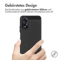 imoshion Brushed Back Cover für das Oppo A18 / Oppo A38 - Schwarz