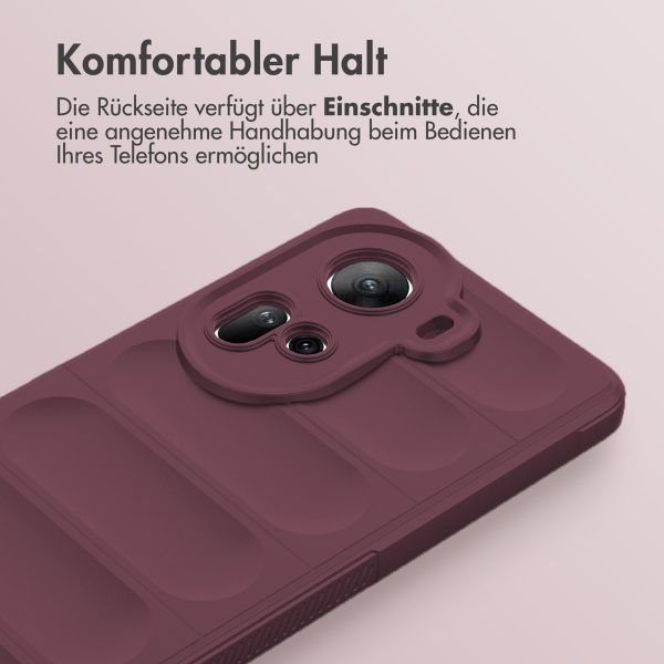 imoshion EasyGrip Back Cover für das Oppo Reno 11 - Aubergine