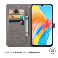 imoshion Mandala Klapphülle für das Oppo A18 / Oppo A38 - Grau