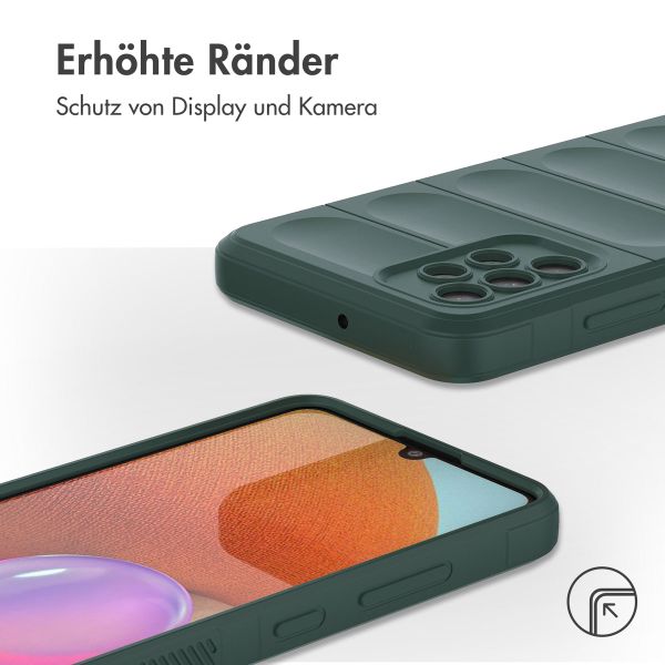 imoshion EasyGrip Back Cover für das Samsung Galaxy A32 (4G) - Dunkelgrün