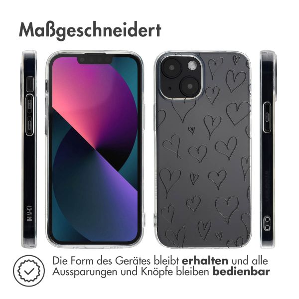 imoshion Design Hülle für das iPhone 13 Mini - Hearts