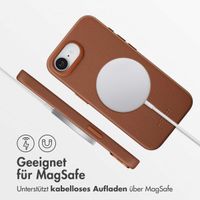 Accezz MagSafe Leather Backcover Apple iPhone 16e - Sienna Brown