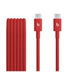 Beats Geflochtenes USB-C zu USB-C Kabel 60W - 1,5 Meter - Rapid Red