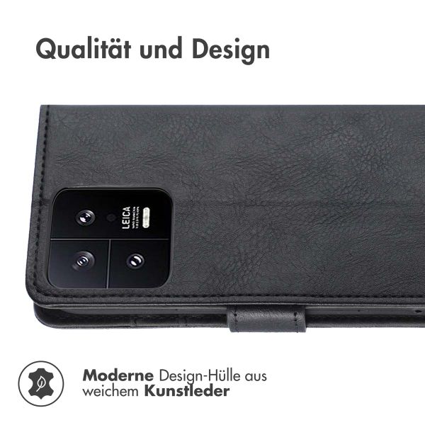 imoshion Luxuriöse Klapphülle Xiaomi 13 Pro - Schwarz