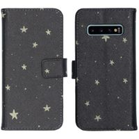 imoshion Design TPU Klapphülle Samsung Galaxy S10 - Stars Gold