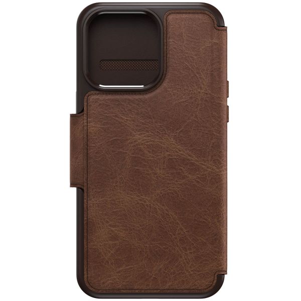 OtterBox ﻿Strada-Klapphülle MagSafe für das Apple iPhone 15 Pro Max - Braun