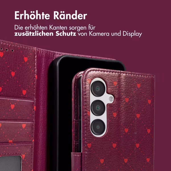 imoshion Design Klapphülle Samsung Galaxy A16 - Crush Check Coral Dust