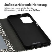 imoshion Design Klapphülle für das Motorola Moto G34 - Black And White