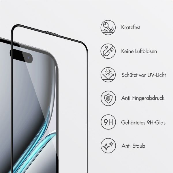 Accezz Gehärteter Glas-Schutz + Applikator Apple iPhone 17