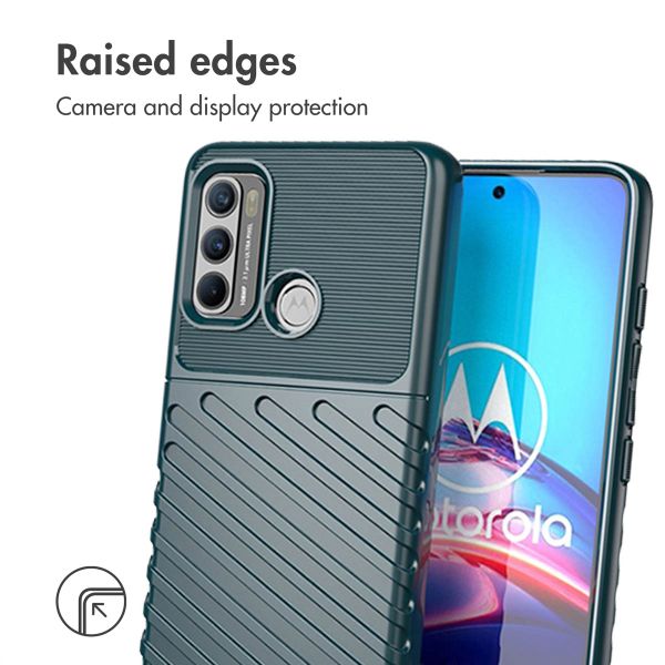 imoshion Thunder Backcover für das Motorola Moto G60 - Grün