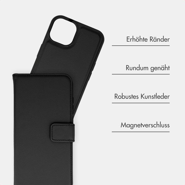imoshion Herausnehmbare 2-in-1 Luxus-Bookcase Apple iPhone 12 (Pro) - Schwarz