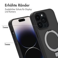 Accezz Ring Stand Backcover mit MagSafe iPhone 14 Pro Max - Schwarz
