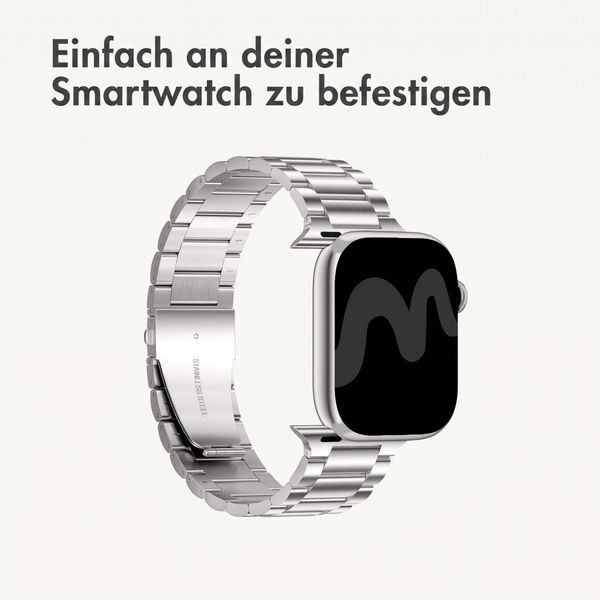 imoshion Edelstahlarmband für Apple Watch | 38/40/41/42 mm - Silber