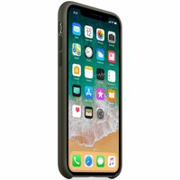 Apple Silikoncase Apple iPhone X - Dark Olive