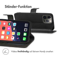 imoshion Luxuriöse Klapphülle für das Apple iPhone 13 Pro Max - Schwarz