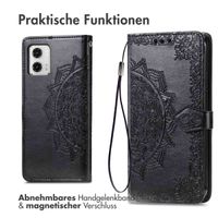 imoshion Mandala Klapphülle Motorola Moto G73 - Schwarz