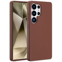 Accezz Liquid Silikoncase mit MagSafe Samsung Galaxy S25 Ultra - New Tea Brown