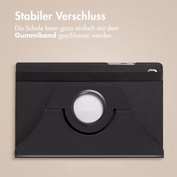 imoshion 360° drehbare Klapphülle Galaxy Tab S6 Lite / Tab S6 Lite (2022) / Tab S6 Lite (2024) - Schwarz