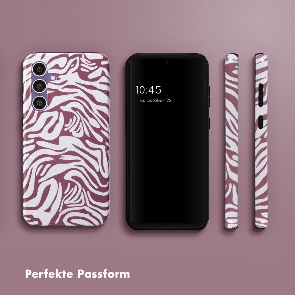 Selencia Vivid Back Cover Samsung Galaxy S23 FE - Trippy Swirl Dark Rose