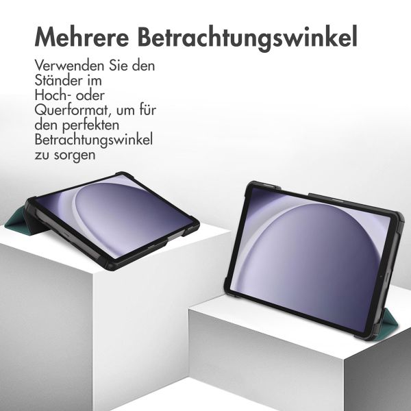 imoshion Trifold Klapphülle Samsung Galaxy Tab A11 / A9 8.7 Zoll - Dunkelgrün