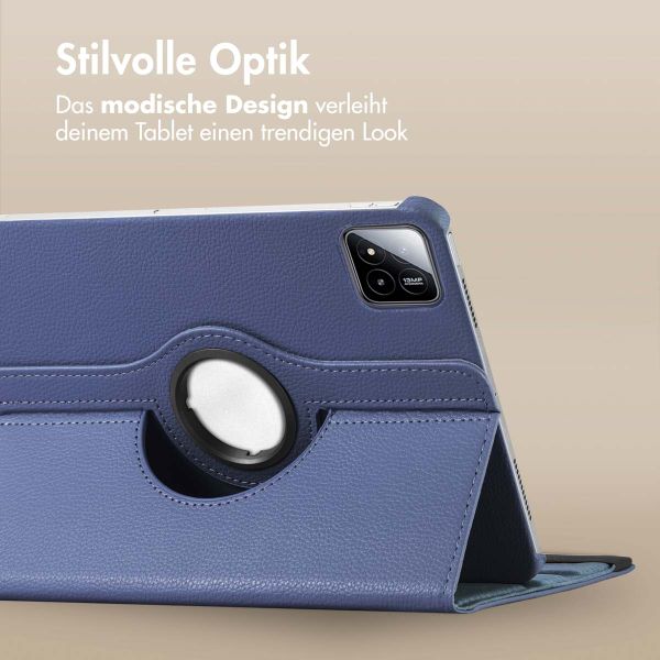 imoshion 360° drehbare Klapphülle Xiaomi Pad 7 / 7 Pro - Dunkelblau