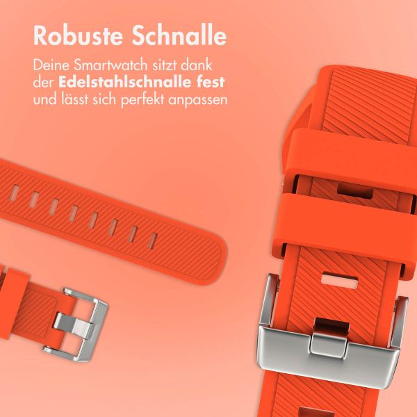 imoshion Flexibles Silikonarmband - Universeller 20-mm-Anschluss - Orange