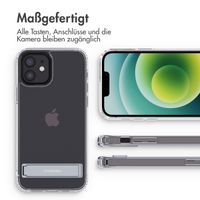 imoshion ﻿Back Cover mit Ständer für das iPhone 12 (Pro) - Transparent