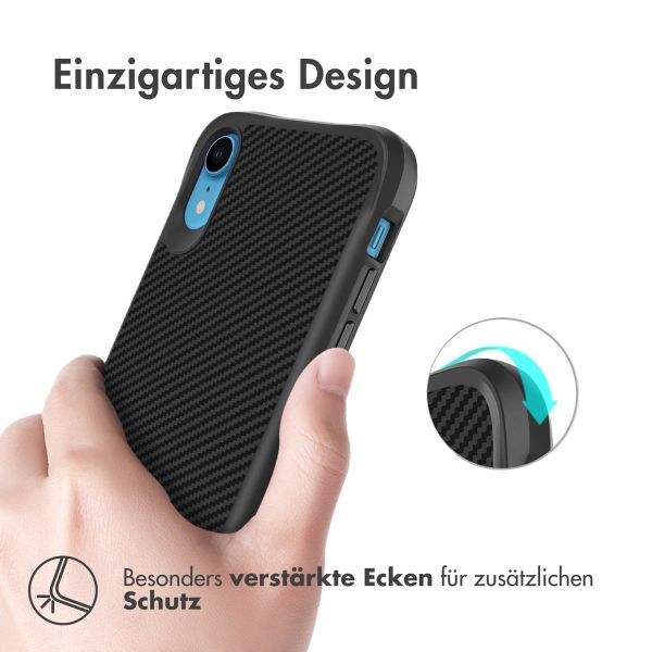 imoshion Rugged Hybrid Carbon Case für das iPhone Xr - Black