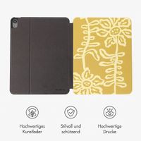 Selencia Vivid Klapphülle Apple iPad 11 (2025) 11 Zoll A16 / iPad 10 (2022) 10.9 Zoll - Chalky Bloom