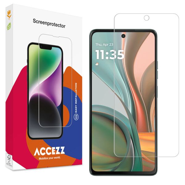 Accezz Screen Protector aus gehärtetem Glas für das Motorola Moto G75 5G