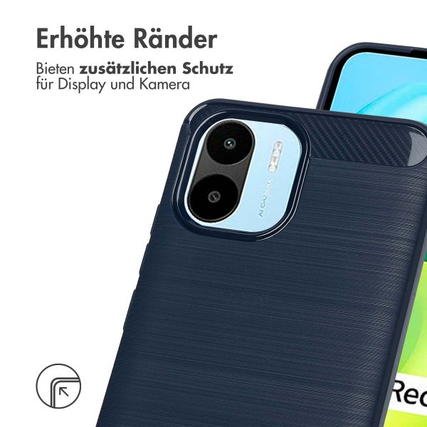 imoshion Brushed Back Cover Xiaomi Redmi A1 / A2 - Dunkelblau