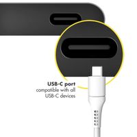 Accezz MFI-zertifiziertes Lightning- auf USB-C-Kabel - 2 m - Weiß