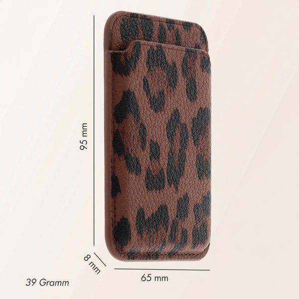 Selencia Sabi Kartenhalter mit MagSafe - Mocha Brown