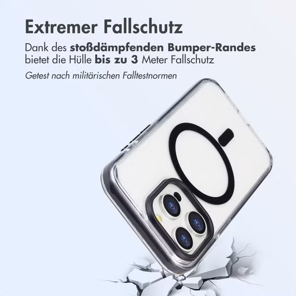imoshion Combat MagSafe Hülle Apple iPhone 15 Pro - Schwarz