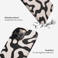 Selencia Vivid Tough Back Cover für das iPhone 14 Pro Max - Art Wave Black