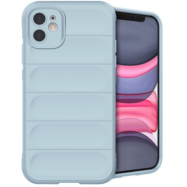 imoshion EasyGrip Back Cover für das iPhone 11 - Hellblau